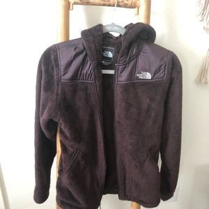 Plum Colored Northface Fleece Jacket